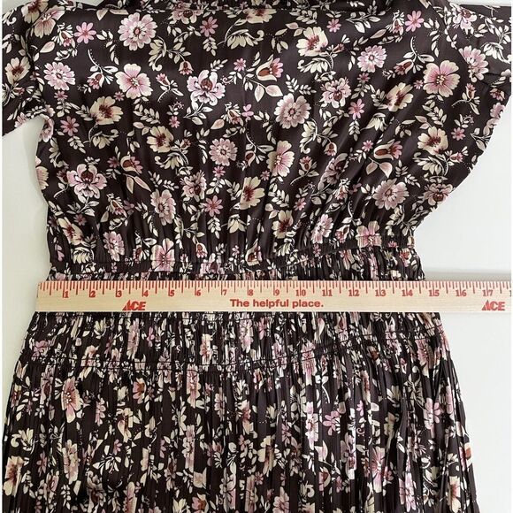 New Anthropologie Current Air Size M Alyce Dress PP Motif NWT Pleats - Picture 14 of 16